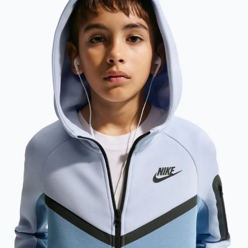 Bluza dziecięca Nike Sportswear Tech Fleece Full Zip hydrogen blue/work blue/black/black