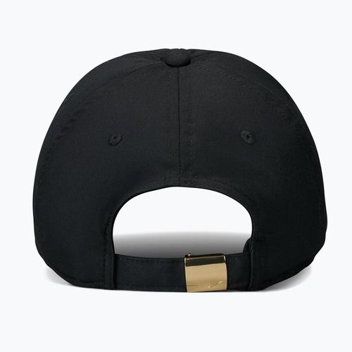 Czapka z daszkiem Nike Dri-Fit Club Unstructured Metal Swoosh 2026 black/metallic gold