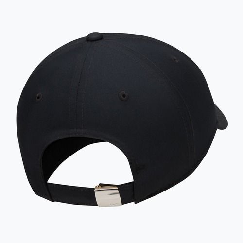 Czapka z daszkiem Nike Dri-Fit Club Unstructured Metal Swoosh 2026 black/metallic silver