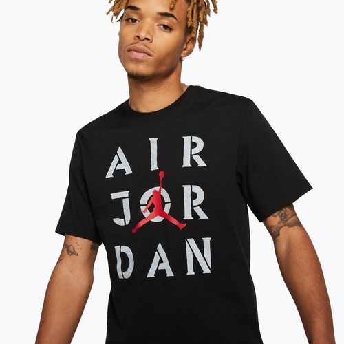 Koszulka męska Jordan AJ5 Graphic black/white/gum red