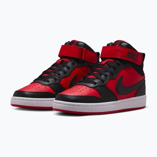 Buty Nike Court Borough Mid 2 university red/white/black