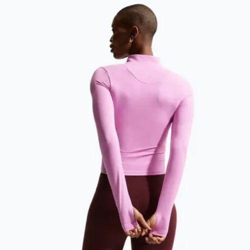 Bluza treningowa damska Nike Zenvy Dri-Fit Full Zip light magenta/white