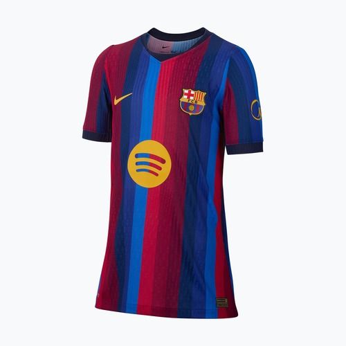 Koszulka piłkarska dziecięca Nike FC Barcelona Dri-Fit ADV Match deep garnet/blue void