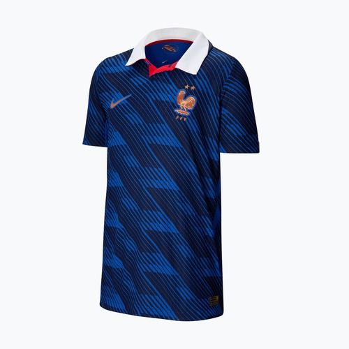 Koszulka piłkarska dziecięca Nike FFF 2026/27 Match Home game royal/metallic copper