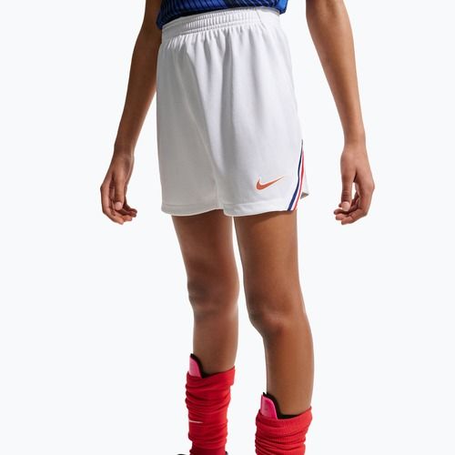 Spodenki piłkarskie dziecięce Nike FFF 2026 Stadium Home white/metallic copper