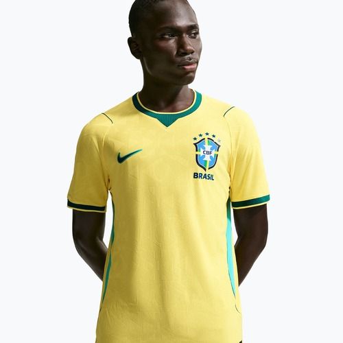 Koszulka piłkarska męska Nike Brazil 2026/27 Match Home canary/light menta/geode teal