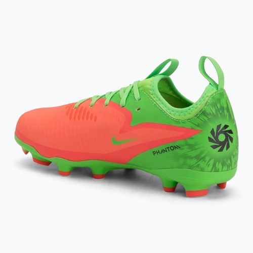 Buty piłkarskie dziecięce Nike Jr. Phantom 6 Low Academy Erling Haaland FG hot punch/green strike/black