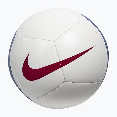 Piłka do piłki nożnej Nike Pitch FC Barcelona white/cardinal red rozmiar 5