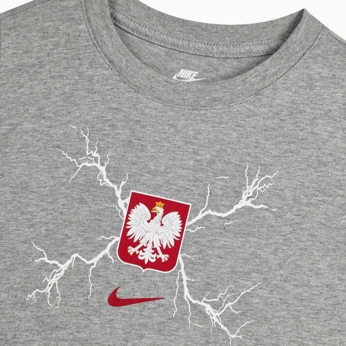 Koszulka piłkarska dziecięca Nike Graphic Poland dark grey heather