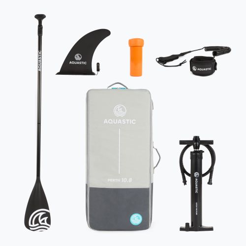 Zestaw deska SUP pompowana AQUASTIC Perth 10'8" allround zielony