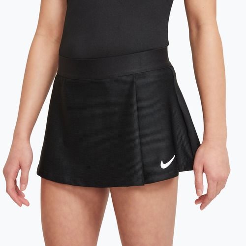 Spódniczka tenisowa dla dziewczynki Nike Court Dri-Fit Victory black/white