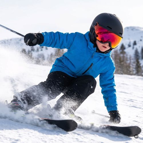 Kask narciarski dziecięcy ATTABO Avens 2.0 Jr Visor czarny