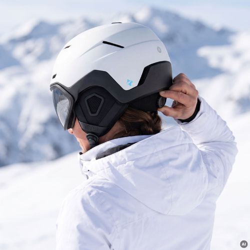 Kask narciarski ATTABO Avens 3.0 Visor ERT biały