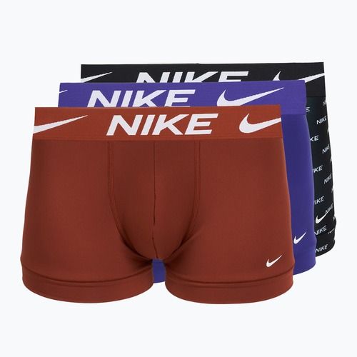 Bokserki męskie Nike Dri-Fit Essential 3 pary black nike print/mars stone/deep night