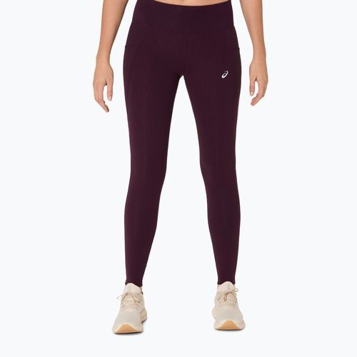 Legginsy do biegania damskie ASICS Nagino Run dark aubergine
