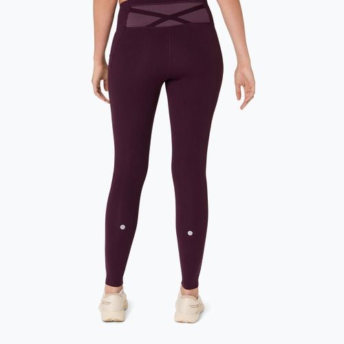 Legginsy do biegania damskie ASICS Nagino Run dark aubergine