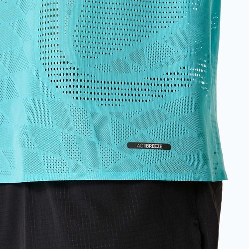 Koszulka do biegania męska ASICS Metarun Singlet energy aqua