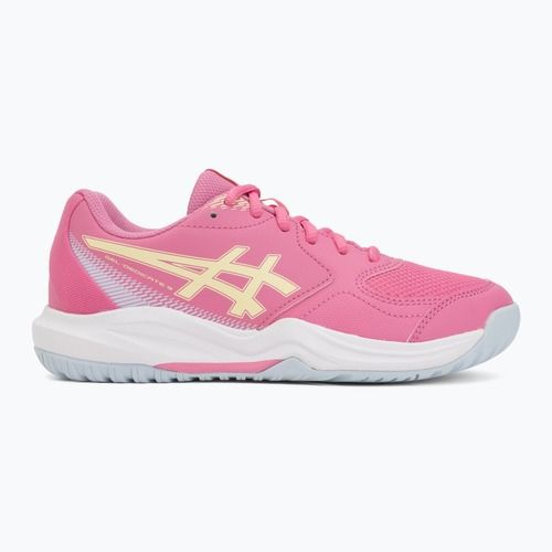 Buty do tenisa dziecięce ASICS Gel-Dedicate 9 GS dragon fruit/soft yellow