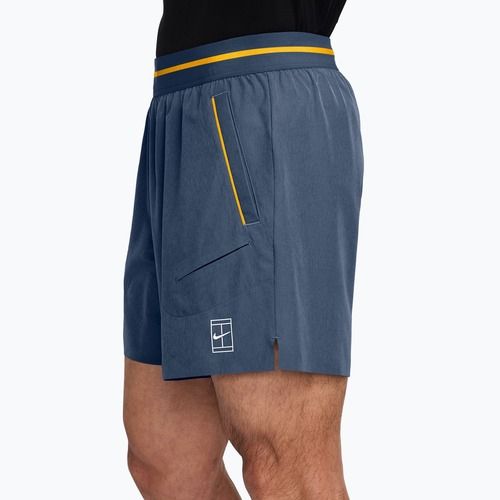 Spodenki tenisowe męskie Nike Court Dri-Fit Advantage 6" new slate/laser orange/white