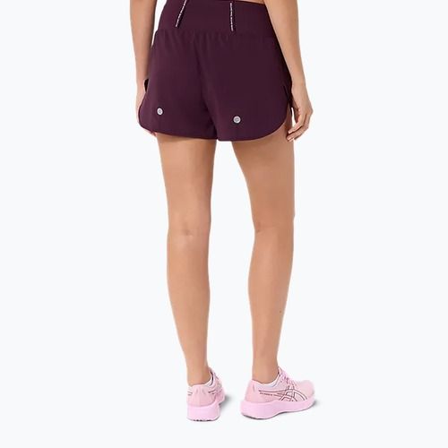 Spodenki do biegania damskie ASICS Road 3.5IN dark aubergine