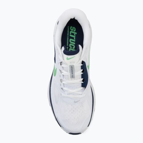 Buty do biegania męskie Nike Structure Plus white/midnight navy/green spark
