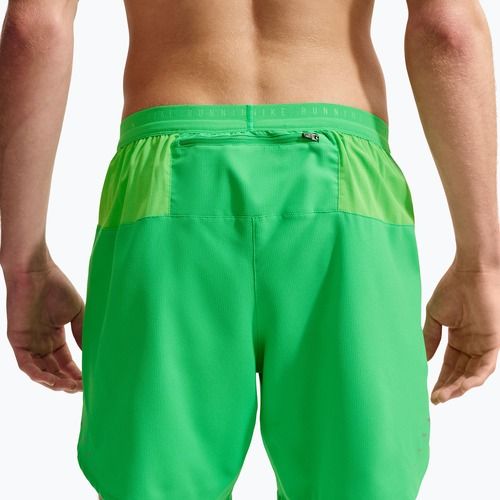 Spodenki do biegania męskie Nike Stride Dri-Fit Brief-Lined 7" green spark