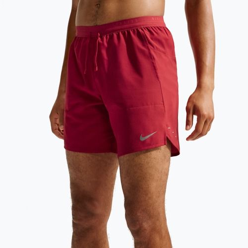 Spodenki do biegania męskie Nike Stride Dri-Fit Brief-Lined 7" tough red