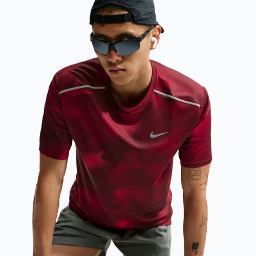 Koszulka do biegania męska Nike Miler light crimson