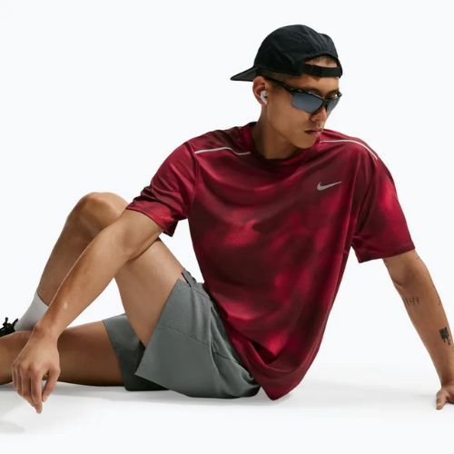 Koszulka do biegania męska Nike Miler light crimson