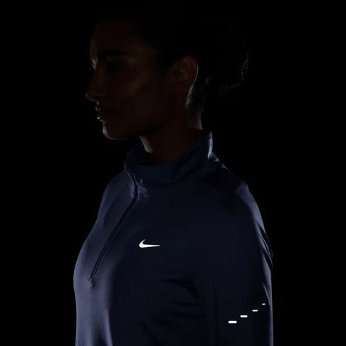 Bluza do biegania damska Nike Swift Dri-FIT UV 1/4-Zip aluminum
