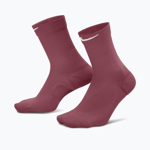 Skarpety Nike Run Midweight Crew pink smoke/pink rise/white
