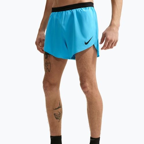 Spodenki do biegania męskie Nike AeroSwift light current blue/black