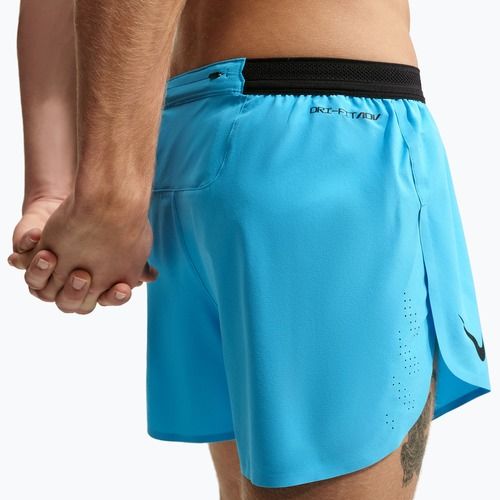 Spodenki do biegania męskie Nike AeroSwift light current blue/black
