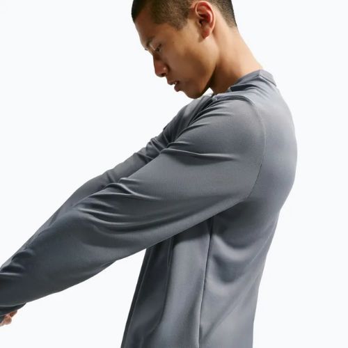 Longsleeve do biegania męski Nike Miler Dri-Fit UV smoke grey