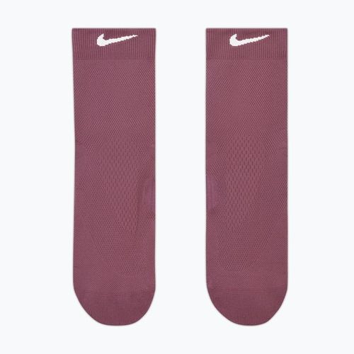 Skarpety Nike Run Midweight Micro Crew pink smoke/pink rise/white