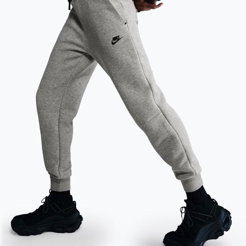 Spodnie damskie Nike Sportswear Tech Fleece Mid-Rise dark grey heather/black