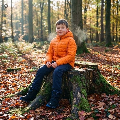 Kurtka dziecięca KADVA Litey JR pomarańczowy