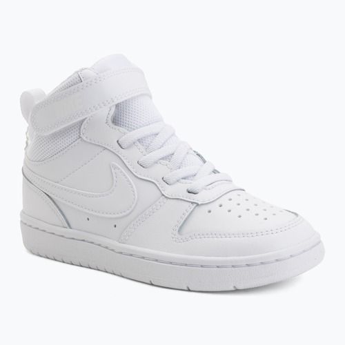 Buty dziecięce Nike Court Borough Mid 2 white/white/white
