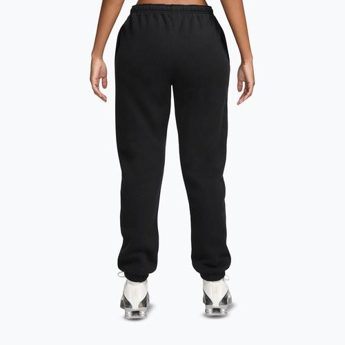 Spodnie damskie Nike Studio Fleece total black/sail