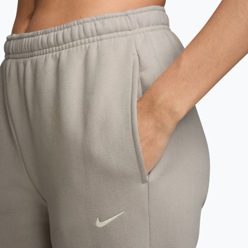 Spodnie damskie Nike Studio Fleece cream li/sail