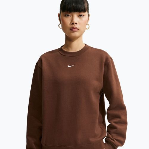 Bluza damska Nike Studio Fleece cacao wow/sail
