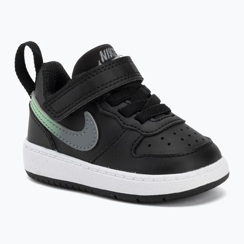 Buty dziecięce Nike Court Borough Low black/smoke grey/white/illusion green
