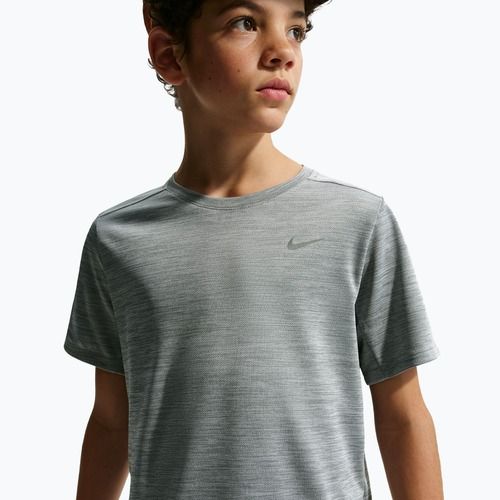 Koszulka dziecięca Nike Miler smoke grey/heather