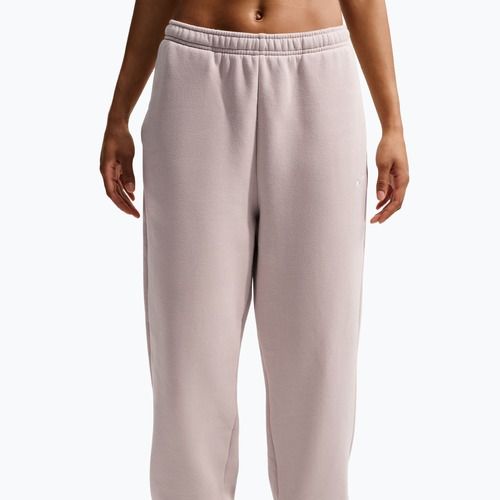 Spodnie damskie Nike Studio Fleece Medium Weight cream Ii/sail