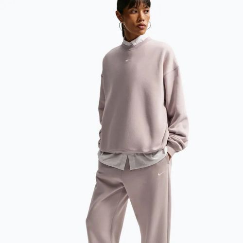Spodnie damskie Nike Studio Fleece Medium Weight cream Ii/sail