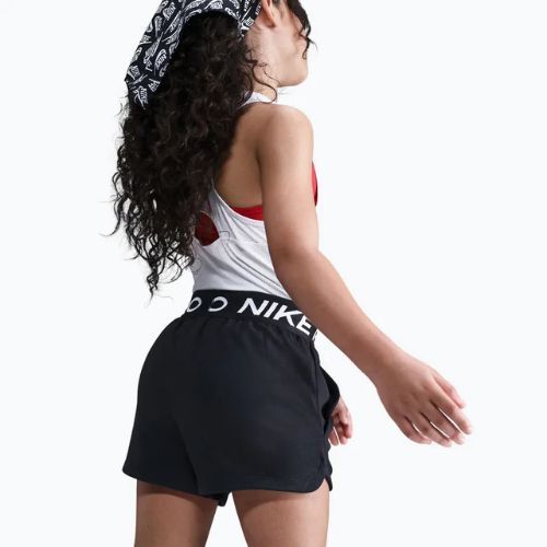 Spodenki dziecięce Nike Pro Fleece black/black/black/white