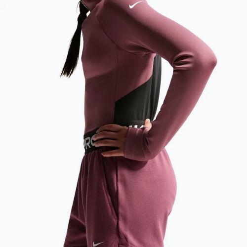 Spodenki dziecięce Nike Pro Fleece pink smoke/pink smoke/black/white