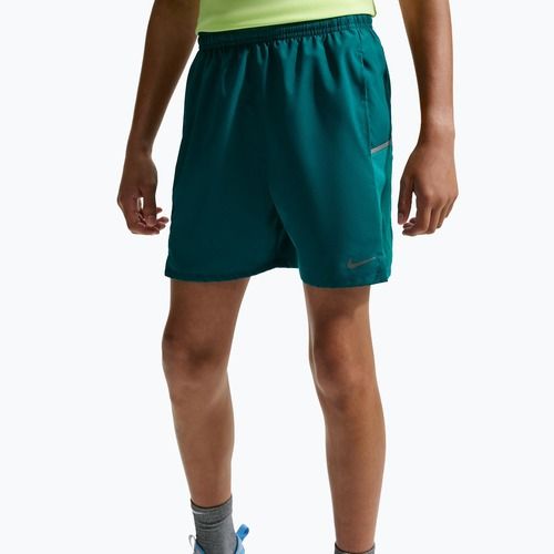Spodenki dziecięce Nike Miler bright spruce/energy