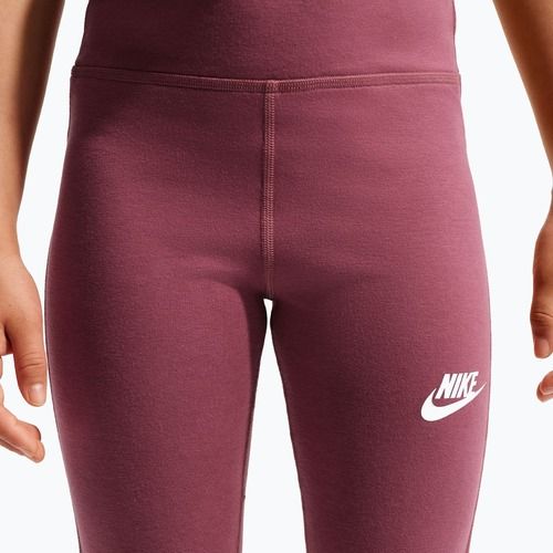 Legginsy dziecięce Nike Sportswear Classic pink smoke/white