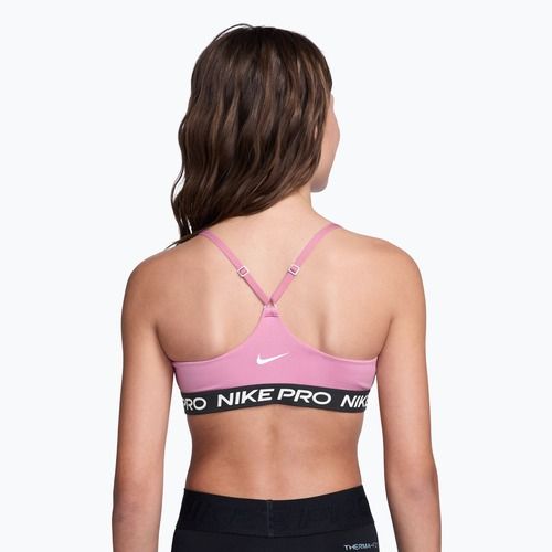 Biustonosz dziewczęcy Nike Pro Pink Rise